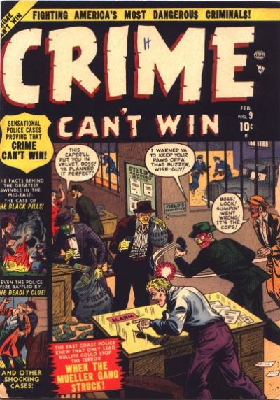 Cover for Crime Can't Win (Marvel, 1950 series) #9