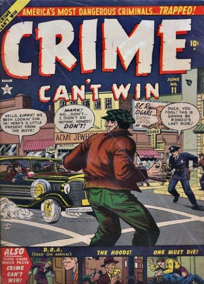 Cover for Crime Can't Win (Marvel, 1950 series) #11