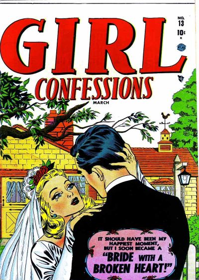 Cover for Girl Confessions (Marvel, 1952 series) #13