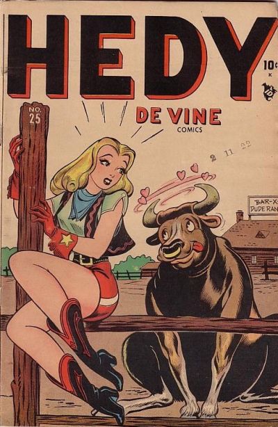 Cover for Hedy De Vine Comics (Marvel, 1947 series) #25