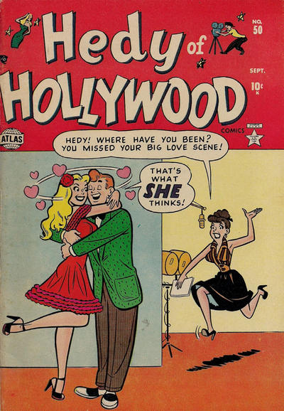 Cover for Hedy of Hollywood Comics (Marvel, 1950 series) #50