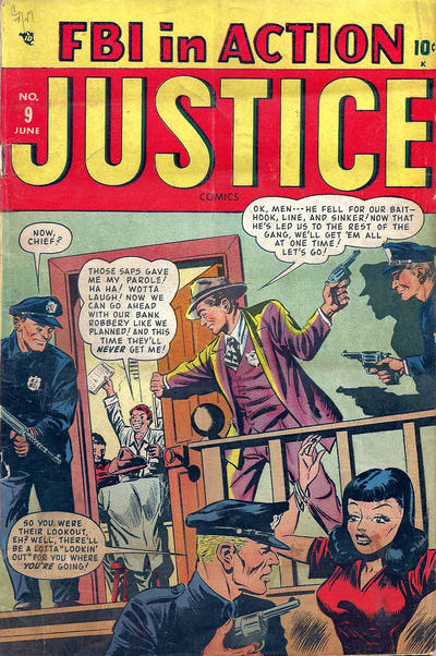 Cover for Justice (Marvel, 1947 series) #9 [3]