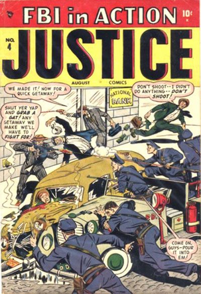 Cover for Justice (Marvel, 1947 series) #4