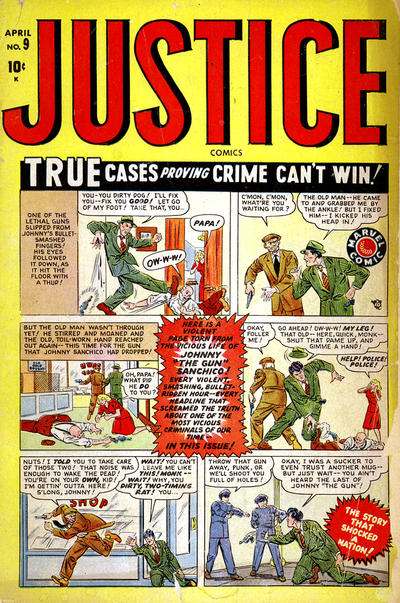Cover for Justice (Marvel, 1947 series) #9
