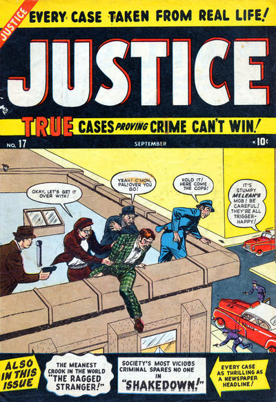 Cover for Justice (Marvel, 1947 series) #17