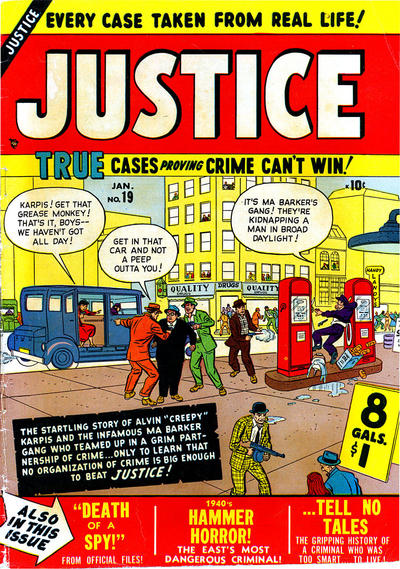 Cover for Justice (Marvel, 1947 series) #19