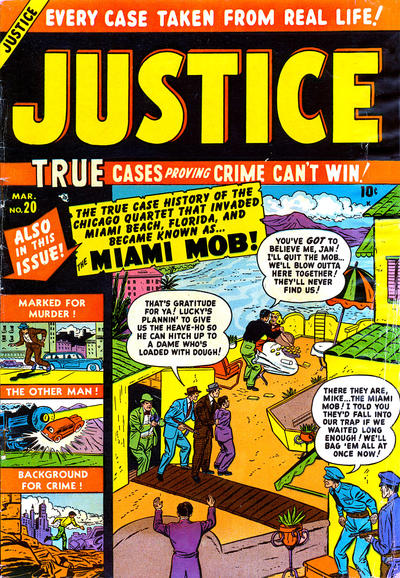Cover for Justice (Marvel, 1947 series) #20