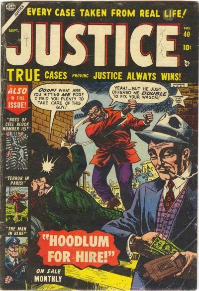 Cover for Justice (Marvel, 1947 series) #40