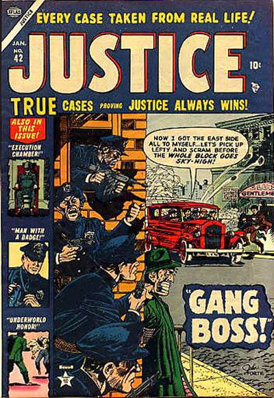 Cover for Justice (Marvel, 1947 series) #42