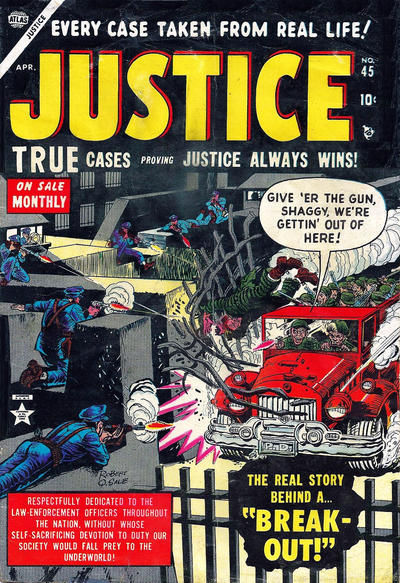 Cover for Justice (Marvel, 1947 series) #45