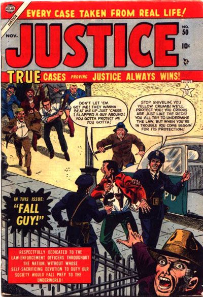 Cover for Justice (Marvel, 1947 series) #50