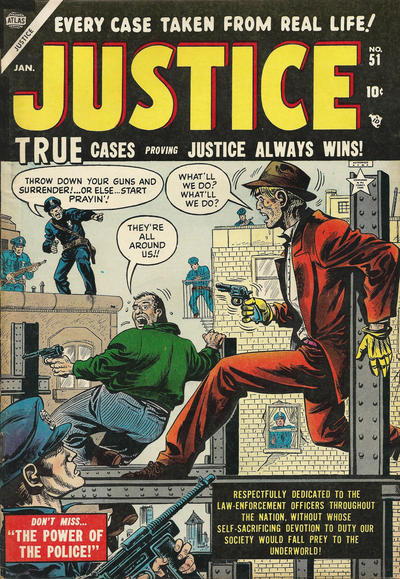 Cover for Justice (Marvel, 1947 series) #51