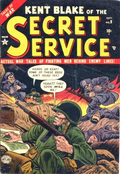 Cover for Kent Blake of the Secret Service (Marvel, 1951 series) #9