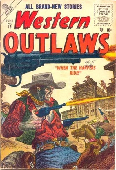 Cover for Western Outlaws (Marvel, 1954 series) #15