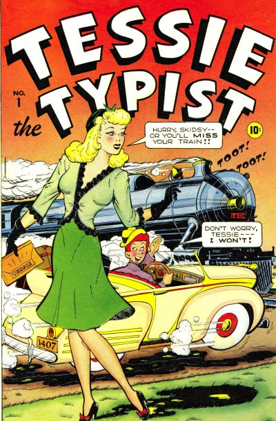 Cover for Tessie the Typist Comics (Marvel, 1944 series) #1