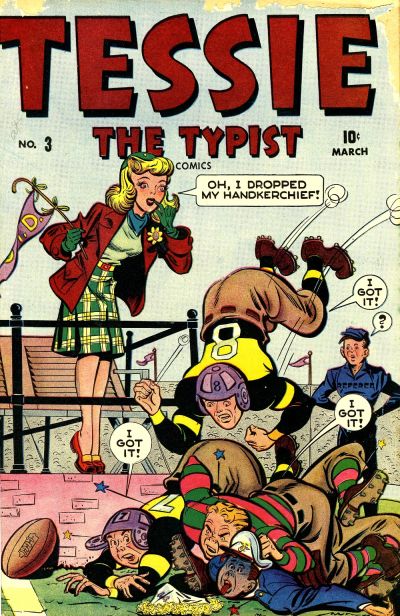 Cover for Tessie the Typist Comics (Marvel, 1944 series) #3