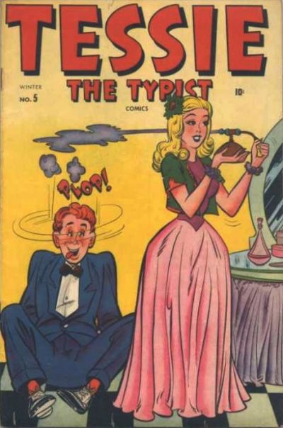 Cover for Tessie the Typist Comics (Marvel, 1944 series) #5