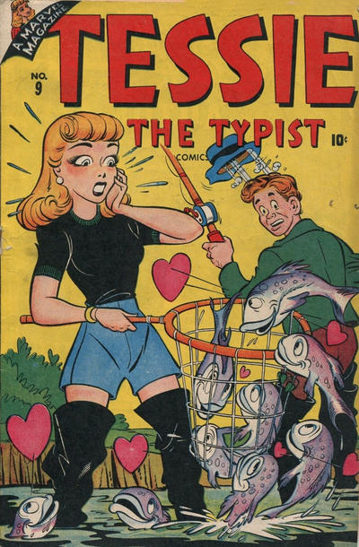 Cover for Tessie the Typist Comics (Marvel, 1944 series) #9