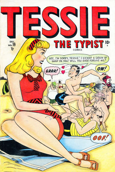 Cover for Tessie the Typist Comics (Marvel, 1944 series) #19
