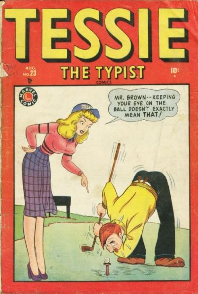Cover for Tessie the Typist Comics (Marvel, 1944 series) #23