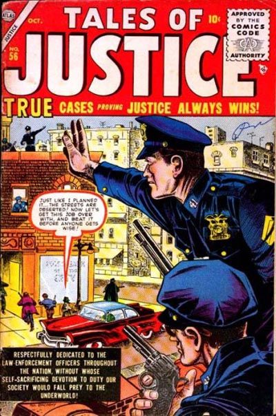Cover for Tales of Justice (Marvel, 1955 series) #56