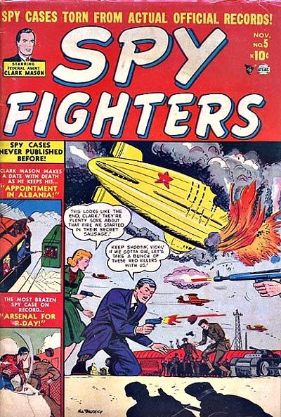 Cover for Spy Fighters (Marvel, 1951 series) #5