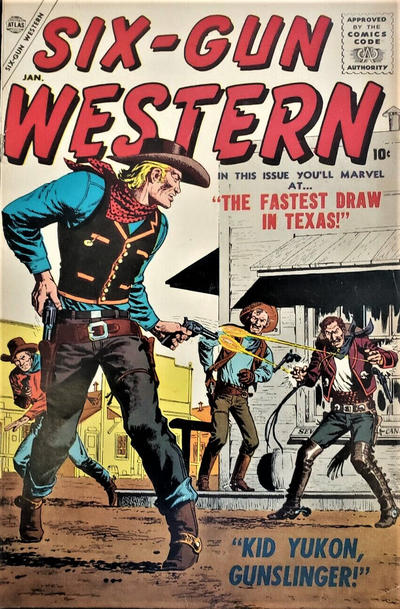 Cover for Six-Gun Western (Marvel, 1957 series) #1