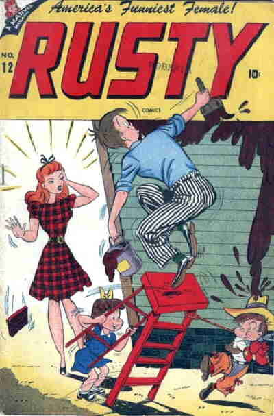 Cover for Rusty Comics (Marvel, 1947 series) #12