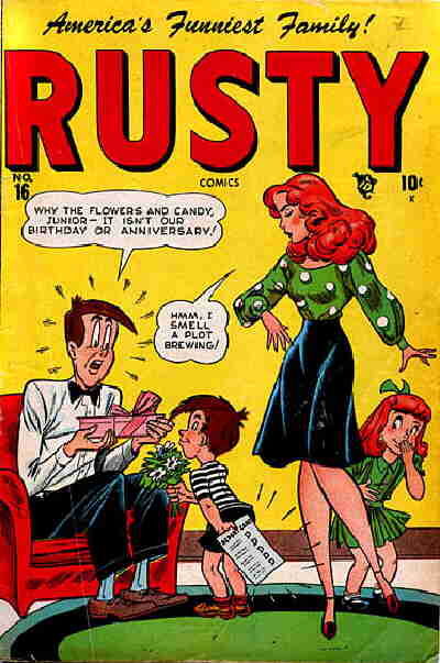 Cover for Rusty Comics (Marvel, 1947 series) #16