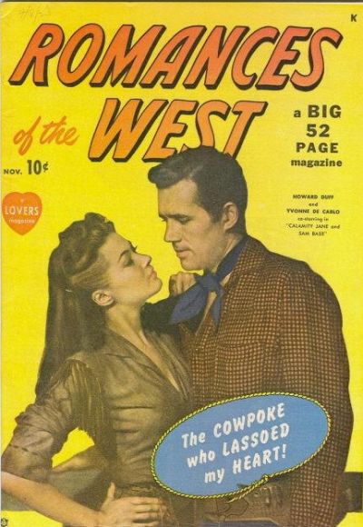 Cover for Romances of the West (Marvel, 1949 series) #1