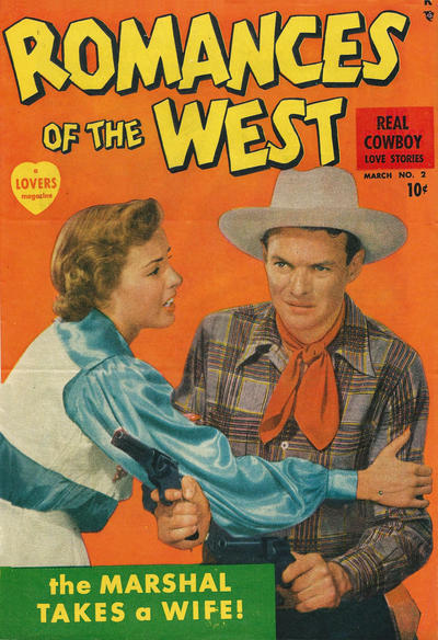 Cover for Romances of the West (Marvel, 1949 series) #2