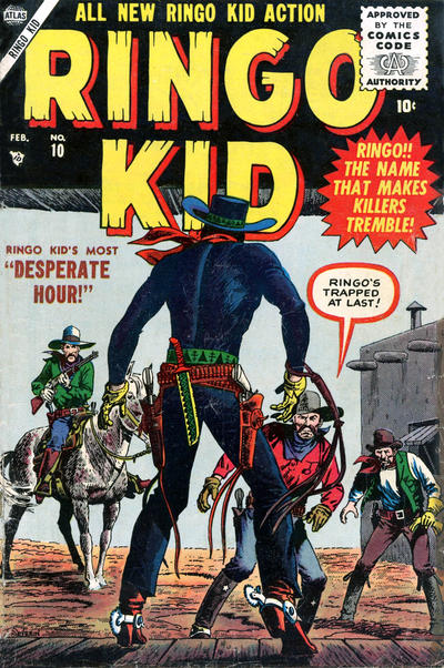 Cover for Ringo Kid (Marvel, 1954 series) #10
