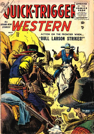Cover for Quick Trigger Western (Marvel, 1956 series) #12