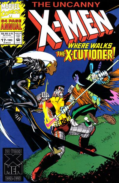 Cover for The Uncanny X-Men Annual (Marvel, 1992 series) #17 [Direct]