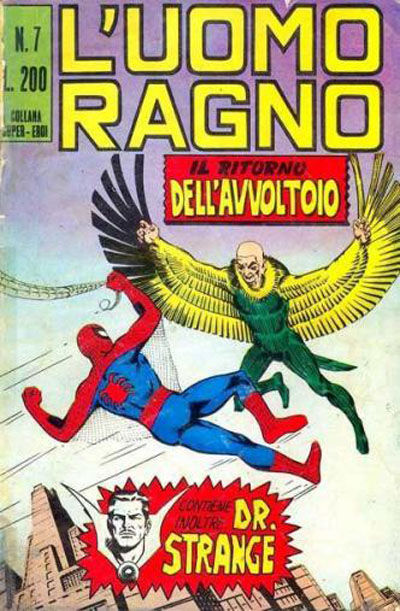 Cover for L'Uomo Ragno [Collana Super-Eroi] (Editoriale Corno, 1970 series) #7