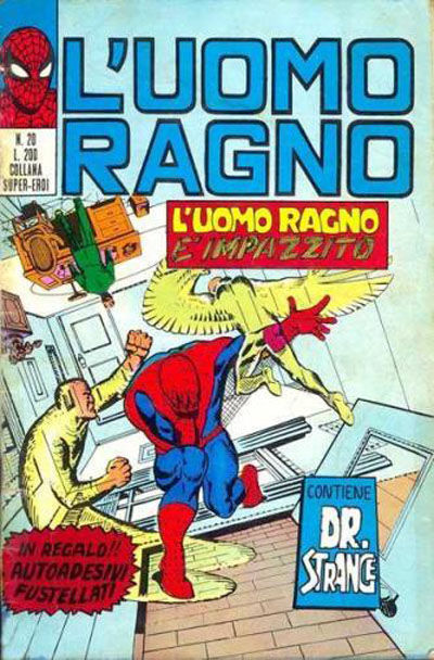 Cover for L'Uomo Ragno [Collana Super-Eroi] (Editoriale Corno, 1970 series) #20