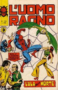 Cover Thumbnail for L'Uomo Ragno [Collana Super-Eroi] (Editoriale Corno, 1970 series) #139
