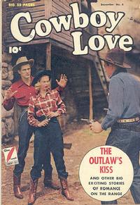 Cover for Cowboy Love (Fawcett, 1949 series) #6