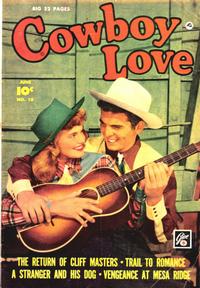 Cover for Cowboy Love (Fawcett, 1949 series) #10