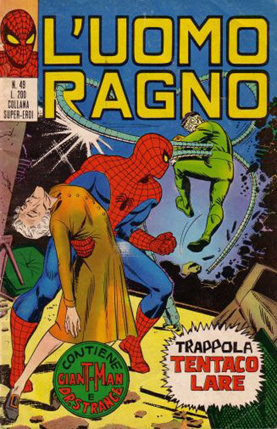 Cover for L'Uomo Ragno [Collana Super-Eroi] (Editoriale Corno, 1970 series) #49