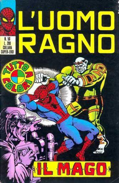 Cover for L'Uomo Ragno [Collana Super-Eroi] (Editoriale Corno, 1970 series) #56
