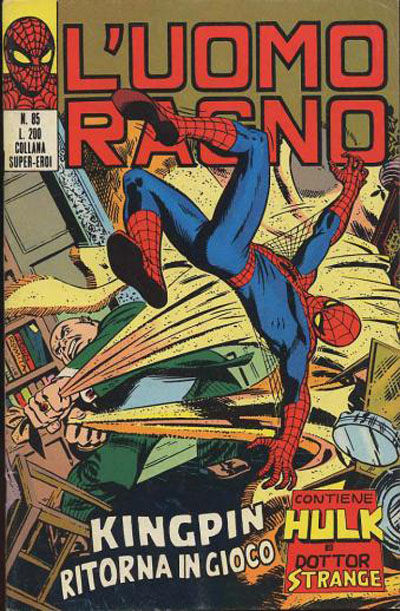 Cover for L'Uomo Ragno [Collana Super-Eroi] (Editoriale Corno, 1970 series) #85