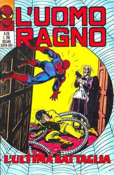 Cover for L'Uomo Ragno [Collana Super-Eroi] (Editoriale Corno, 1970 series) #116
