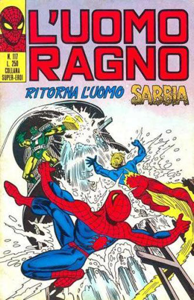 Cover for L'Uomo Ragno [Collana Super-Eroi] (Editoriale Corno, 1970 series) #117