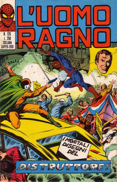 Cover for L'Uomo Ragno [Collana Super-Eroi] (Editoriale Corno, 1970 series) #126