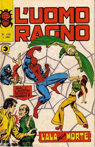 Cover for L'Uomo Ragno [Collana Super-Eroi] (Editoriale Corno, 1970 series) #139