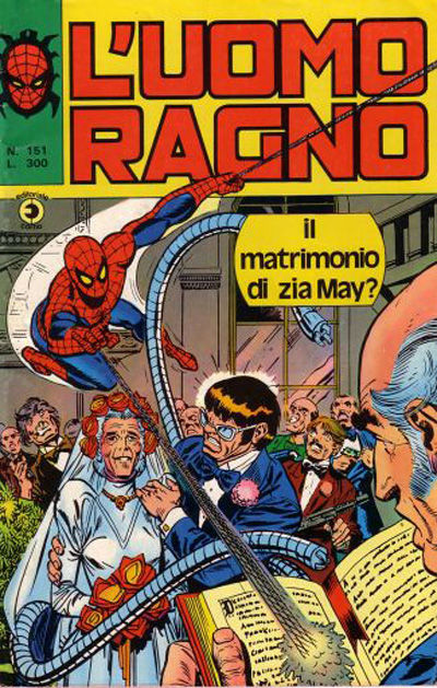 Cover for L'Uomo Ragno [Collana Super-Eroi] (Editoriale Corno, 1970 series) #151