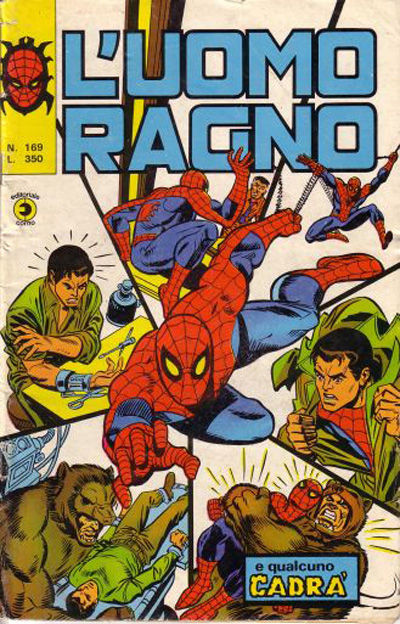 Cover for L'Uomo Ragno [Collana Super-Eroi] (Editoriale Corno, 1970 series) #169