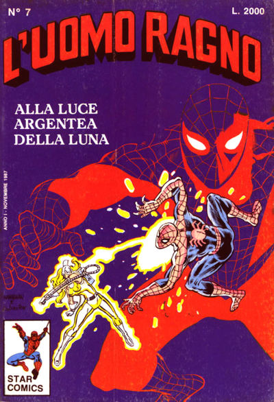 Cover for L'Uomo Ragno (Edizioni Star Comics, 1987 series) #7