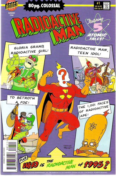 Cover for Radioactive Man (Bongo, 1995 series) #1